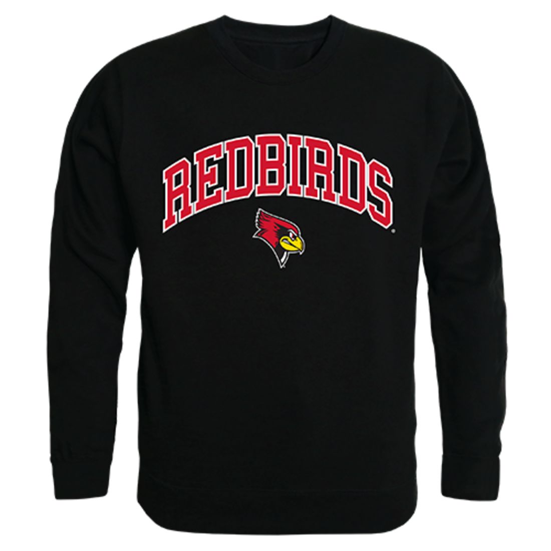 ISU Illinois State University Campus Crewneck Pullover Sweatshirt Sweater Black