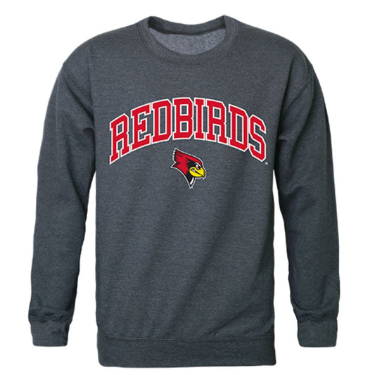 ISU Illinois State University Campus Crewneck Pullover Sweatshirt Sweater Heather Charcoal