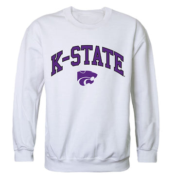 KSU Kansas State University Campus Crewneck Pullover Sweatshirt Sweater White