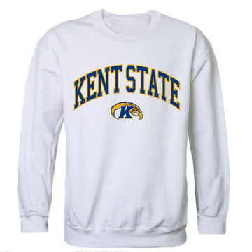 KSU Kent State University Campus Crewneck Pullover Sweatshirt Sweater White