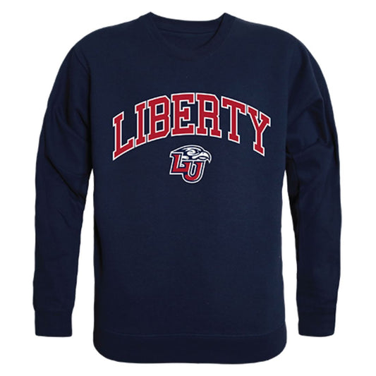 Liberty University Campus Crewneck Pullover Sweatshirt Sweater Navy