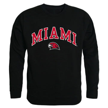 Miami University Campus Crewneck Pullover Sweatshirt Sweater Black
