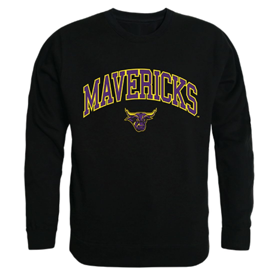 MNSU Minnesota State University Mankato Campus Crewneck Pullover Sweatshirt Sweater Black
