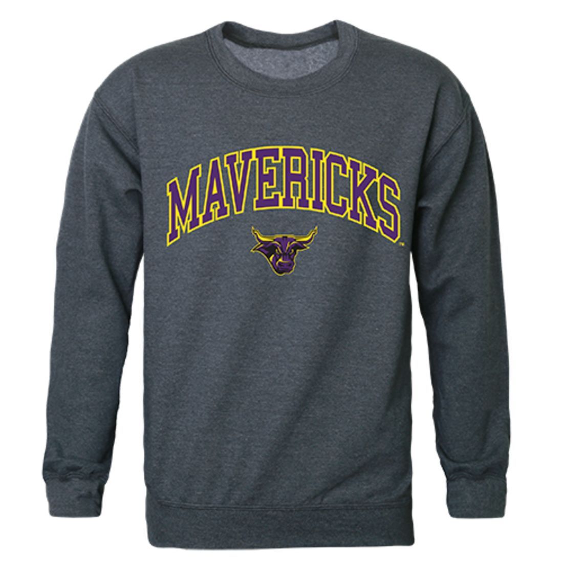 MNSU Minnesota State University Mankato Campus Crewneck Pullover Sweatshirt Sweater Heather Charcoal