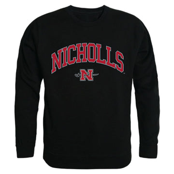 Nicholls State University Campus Crewneck Pullover Sweatshirt Sweater Black