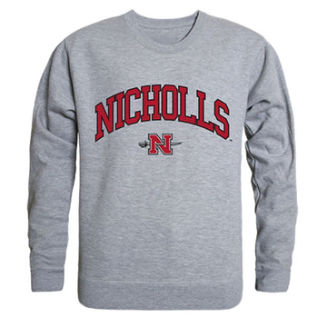 Nicholls State University Campus Crewneck Pullover Sweatshirt Sweater Heather Grey