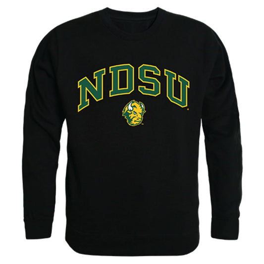 NDSU North Dakota State University Bison Campus Crewneck Pullover Sweatshirt Sweater Black