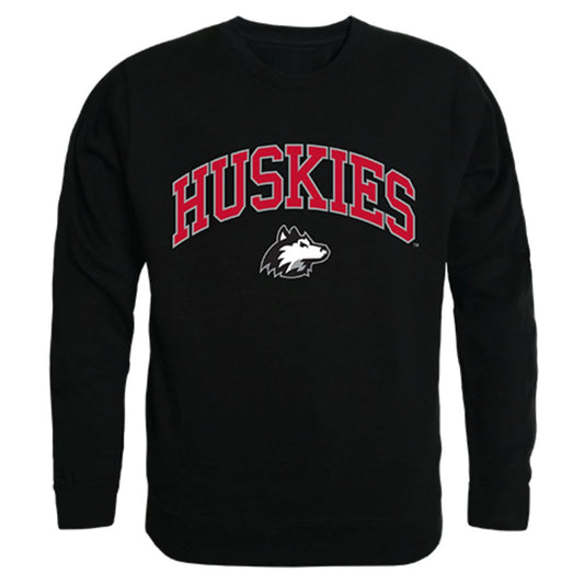 NIU Northern Illinois University Campus Crewneck Pullover Sweatshirt Sweater Black