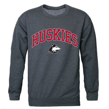 NIU Northern Illinois University Campus Crewneck Pullover Sweatshirt Sweater Heather Charcoal