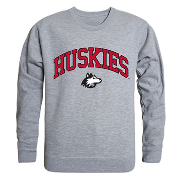 NIU Northern Illinois University Campus Crewneck Pullover Sweatshirt Sweater Heather Grey