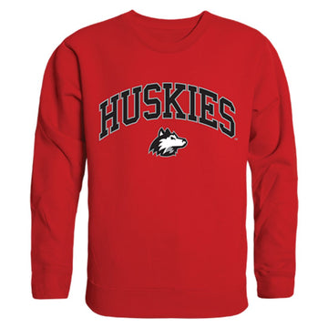 NIU Northern Illinois University Campus Crewneck Pullover Sweatshirt Sweater Red