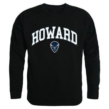Howard University Campus Crewneck Pullover Sweatshirt Sweater Black