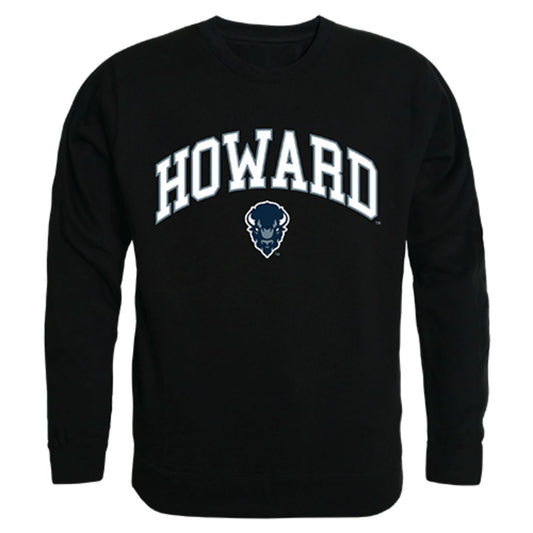 Howard University Campus Crewneck Pullover Sweatshirt Sweater Black