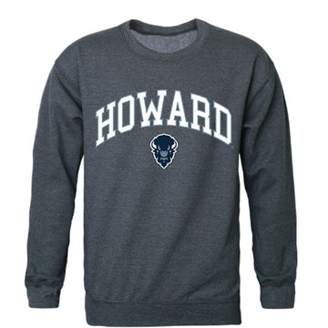 Howard University Campus Crewneck Pullover Sweatshirt Sweater Heather Charcoal