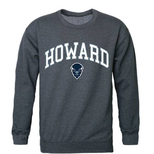 Howard University Campus Crewneck Pullover Sweatshirt Sweater Heather Charcoal