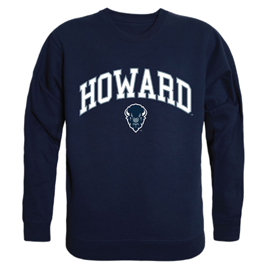 Howard University Campus Crewneck Pullover Sweatshirt Sweater Navy