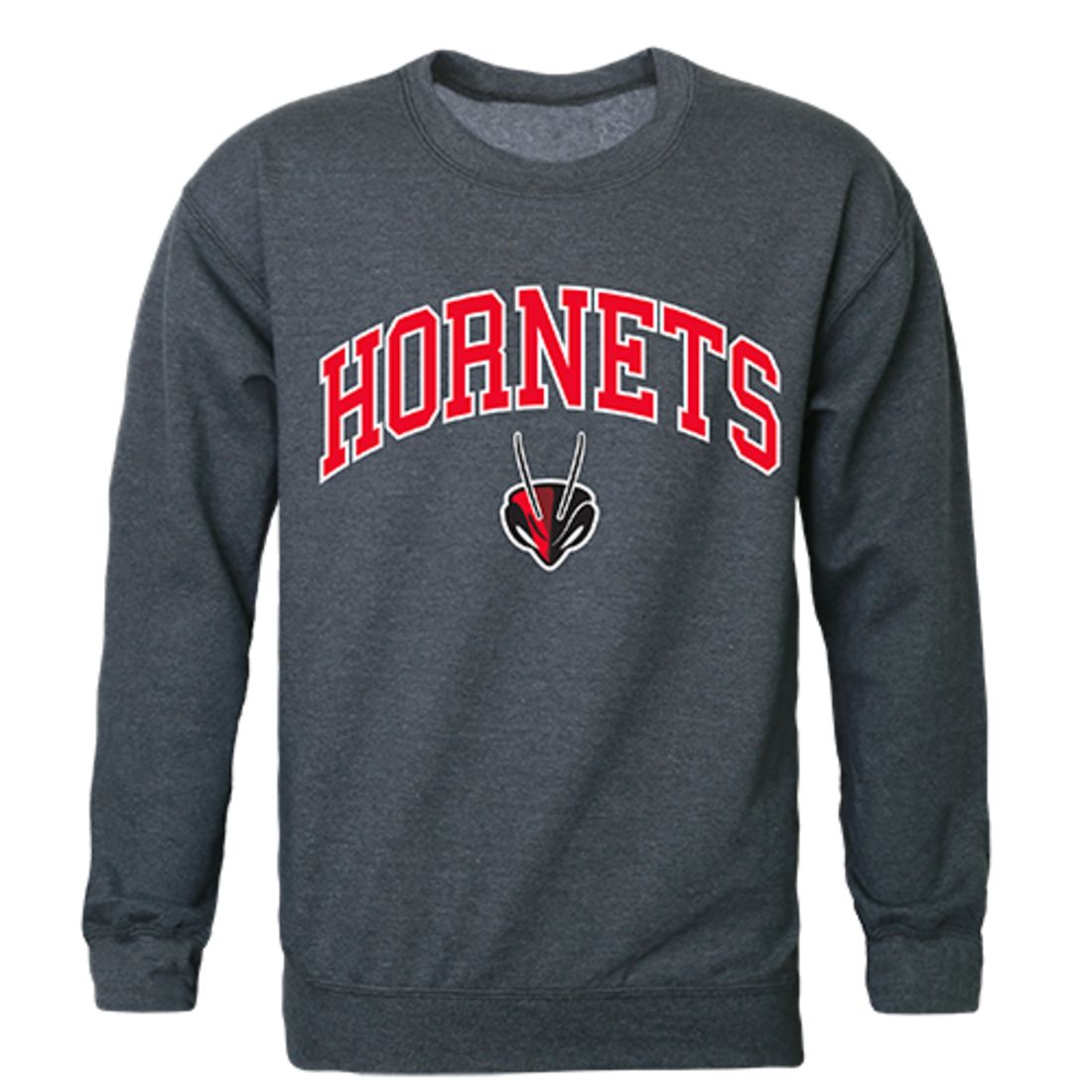 Lynchburg College Campus Crewneck Pullover Sweatshirt Sweater Heather Charcoal