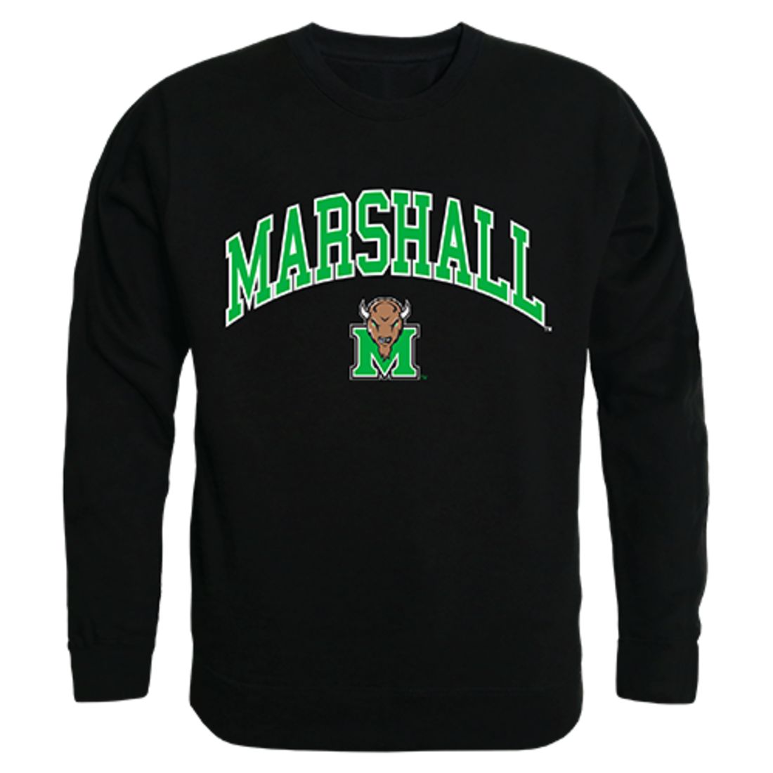 Marshall University Campus Crewneck Pullover Sweatshirt Sweater Black