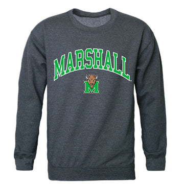 Marshall University Campus Crewneck Pullover Sweatshirt Sweater Heather Charcoal