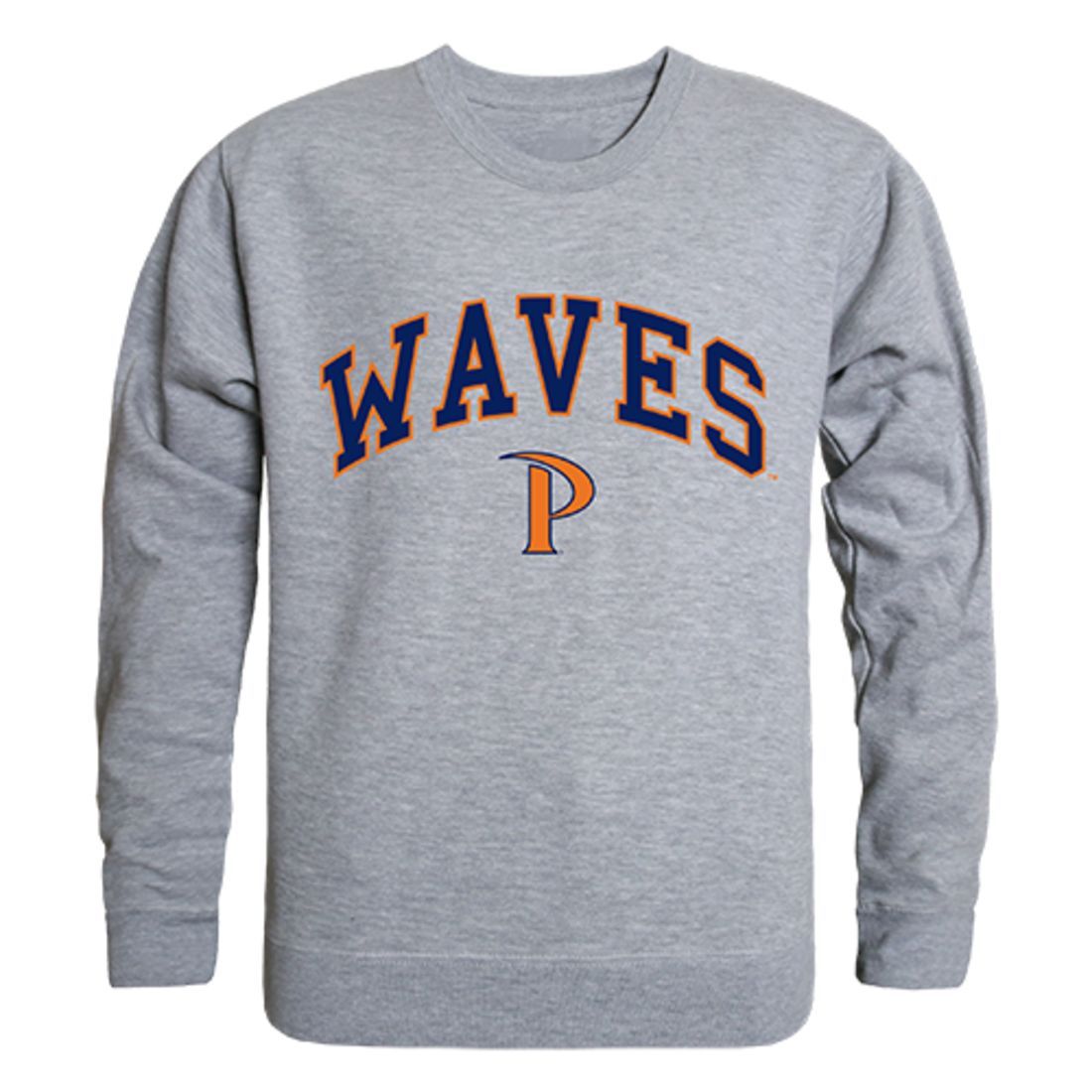 Pepperdine University Campus Crewneck Pullover Sweatshirt Sweater Heather Grey