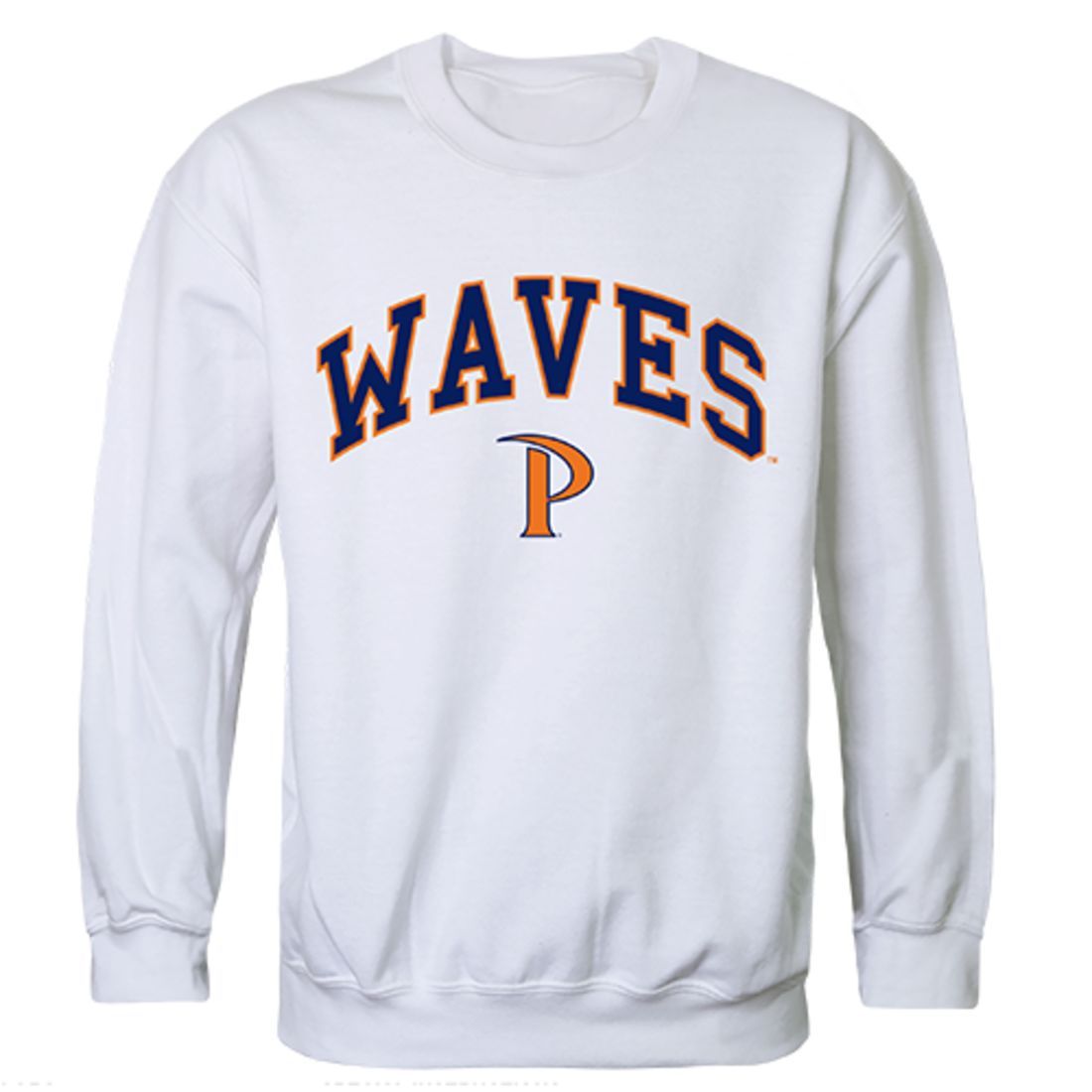 Pepperdine University Campus Crewneck Pullover Sweatshirt Sweater White