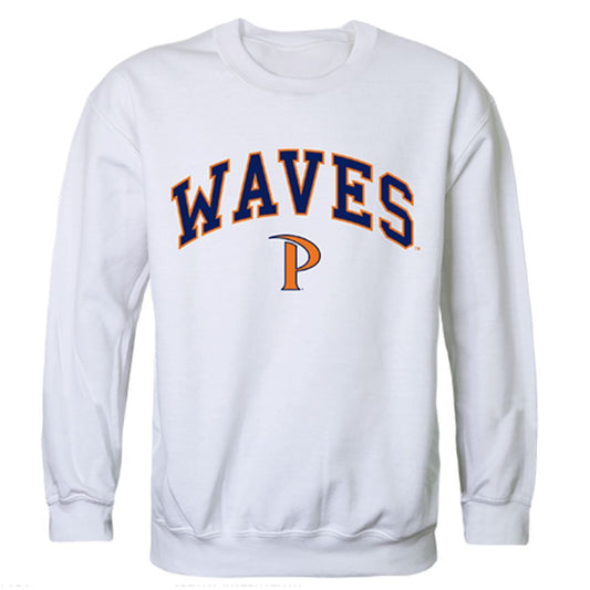 Pepperdine University Campus Crewneck Pullover Sweatshirt Sweater White