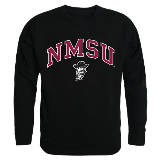 NMSU New Mexico State University Campus Crewneck Pullover Sweatshirt Sweater Black