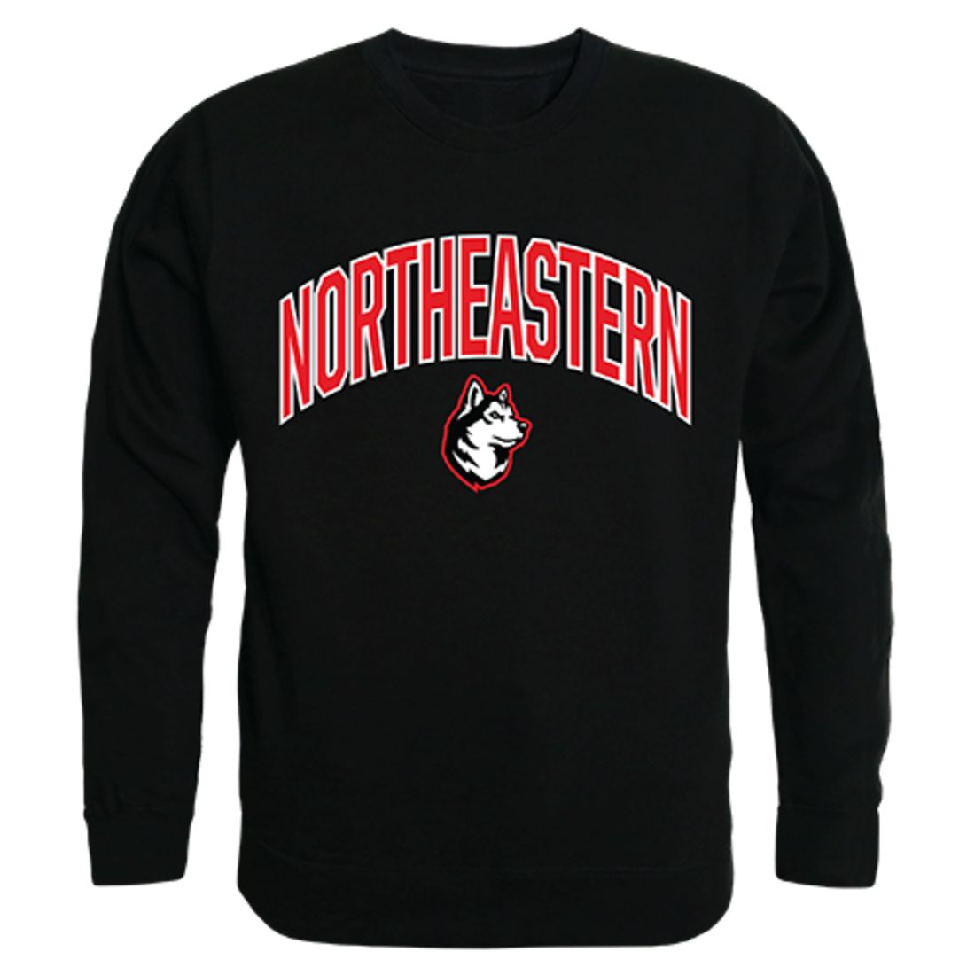 Northeastern University Campus Crewneck Pullover Sweatshirt Sweater Black