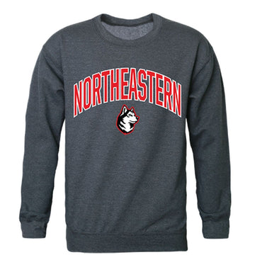 Northeastern University Campus Crewneck Pullover Sweatshirt Sweater Heather Charcoal