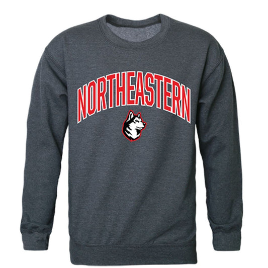 Northeastern University Campus Crewneck Pullover Sweatshirt Sweater Heather Charcoal