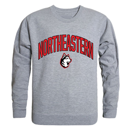 Northeastern University Campus Crewneck Pullover Sweatshirt Sweater Heather Grey