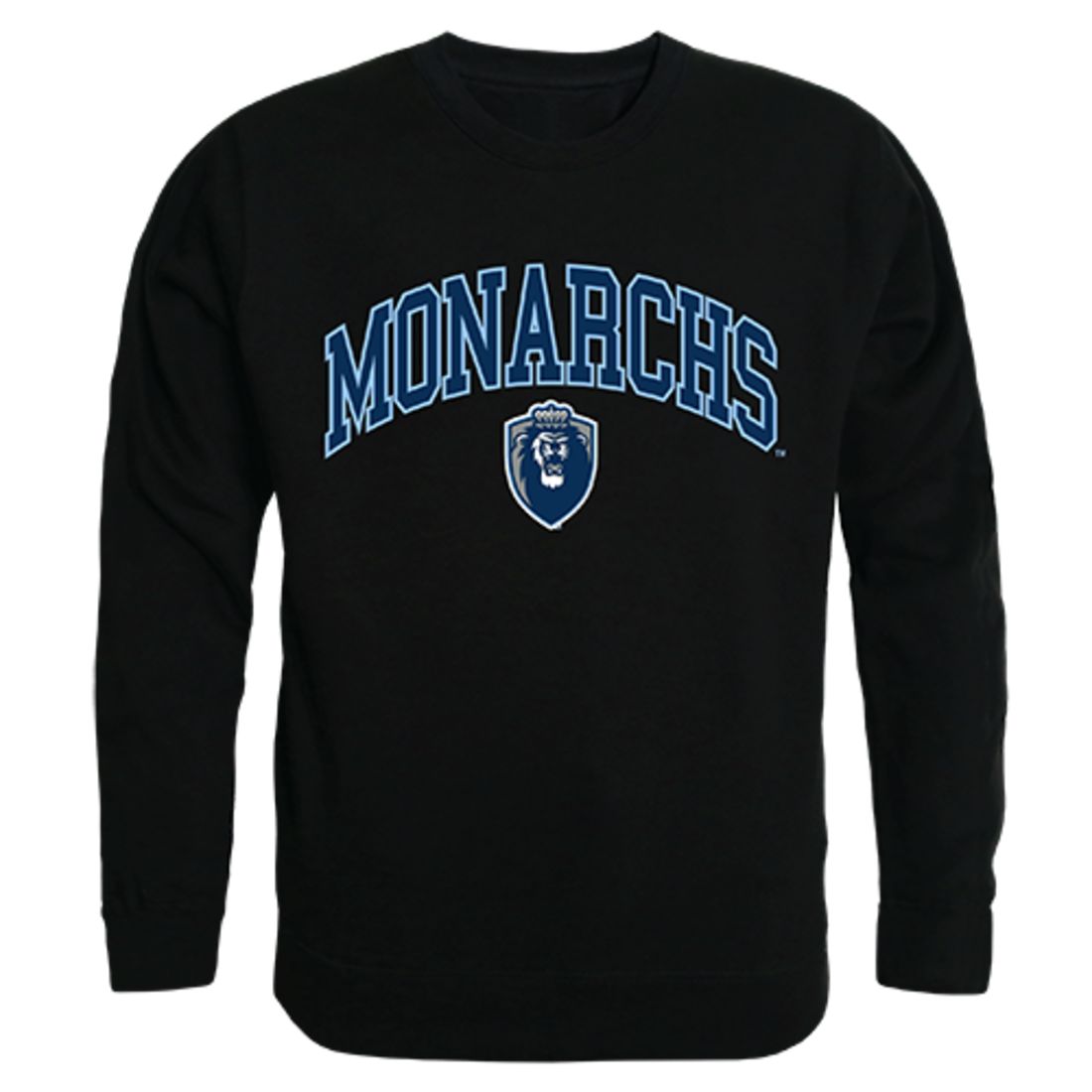 ODU Old Dominion University Campus Crewneck Pullover Sweatshirt Sweater Black