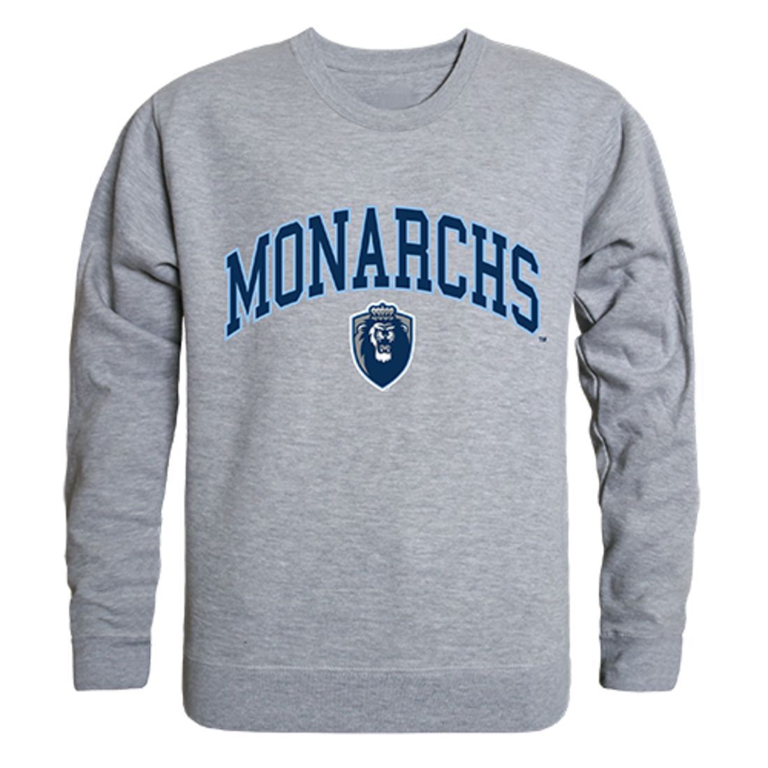 ODU Old Dominion University Campus Crewneck Pullover Sweatshirt Sweater Heather Grey