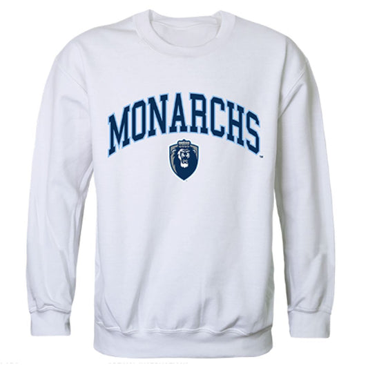 ODU Old Dominion University Campus Crewneck Pullover Sweatshirt Sweater White