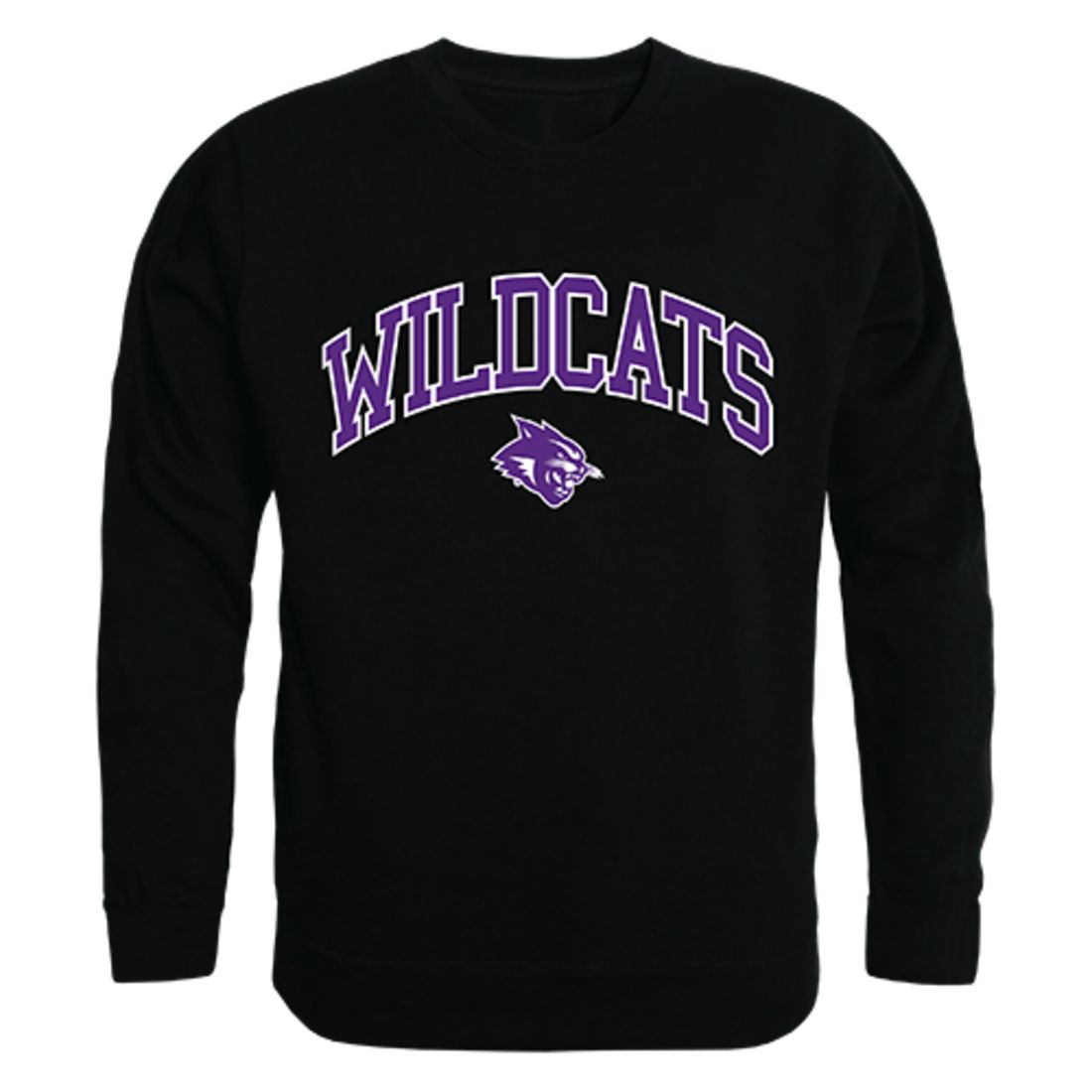 ACU Abilene Christian University Campus Crewneck Pullover Sweatshirt Sweater Black