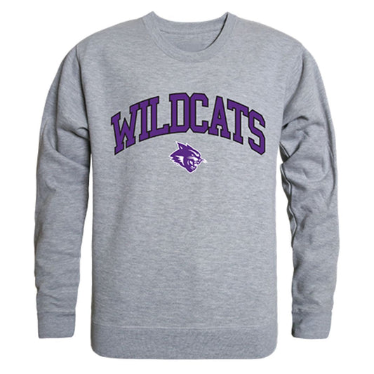 ACU Abilene Christian University Campus Crewneck Pullover Sweatshirt Sweater Heather Grey