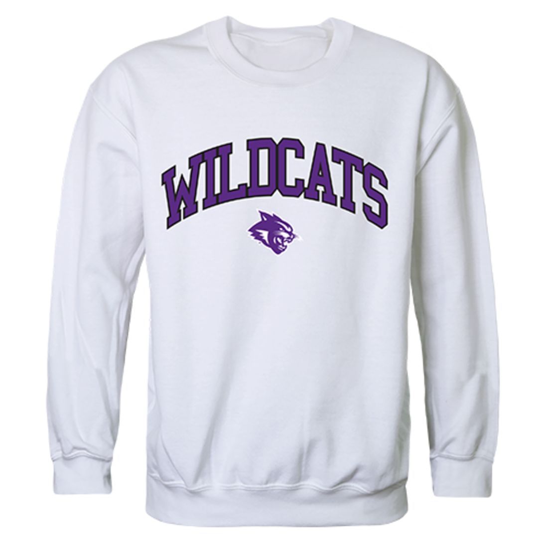 ACU Abilene Christian University Campus Crewneck Pullover Sweatshirt Sweater White