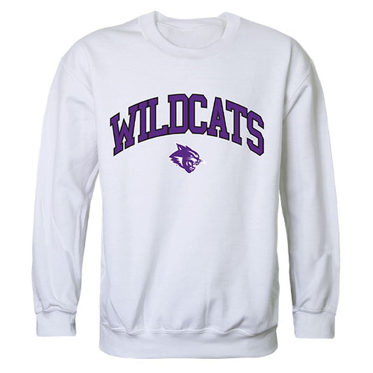 ACU Abilene Christian University Campus Crewneck Pullover Sweatshirt Sweater White