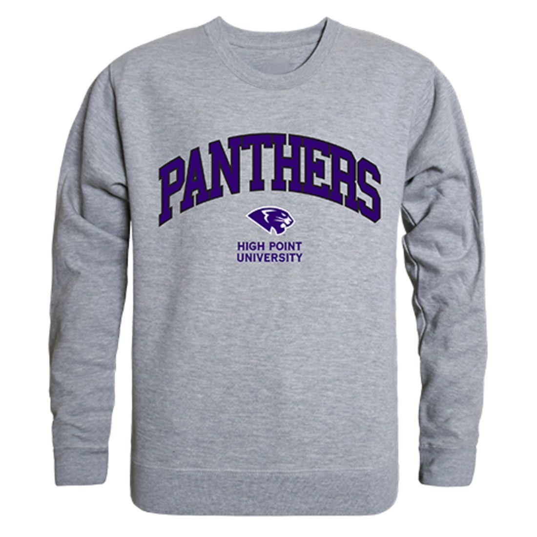 HPU High Point University Campus Crewneck Pullover Sweatshirt Sweater Heather Grey