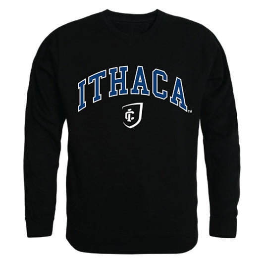 Ithaca College Campus Crewneck Pullover Sweatshirt Sweater Black