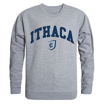Ithaca College Campus Crewneck Pullover Sweatshirt Sweater Heather Grey
