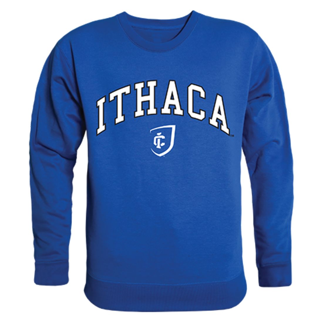 Ithaca College Campus Crewneck Pullover Sweatshirt Sweater Royal