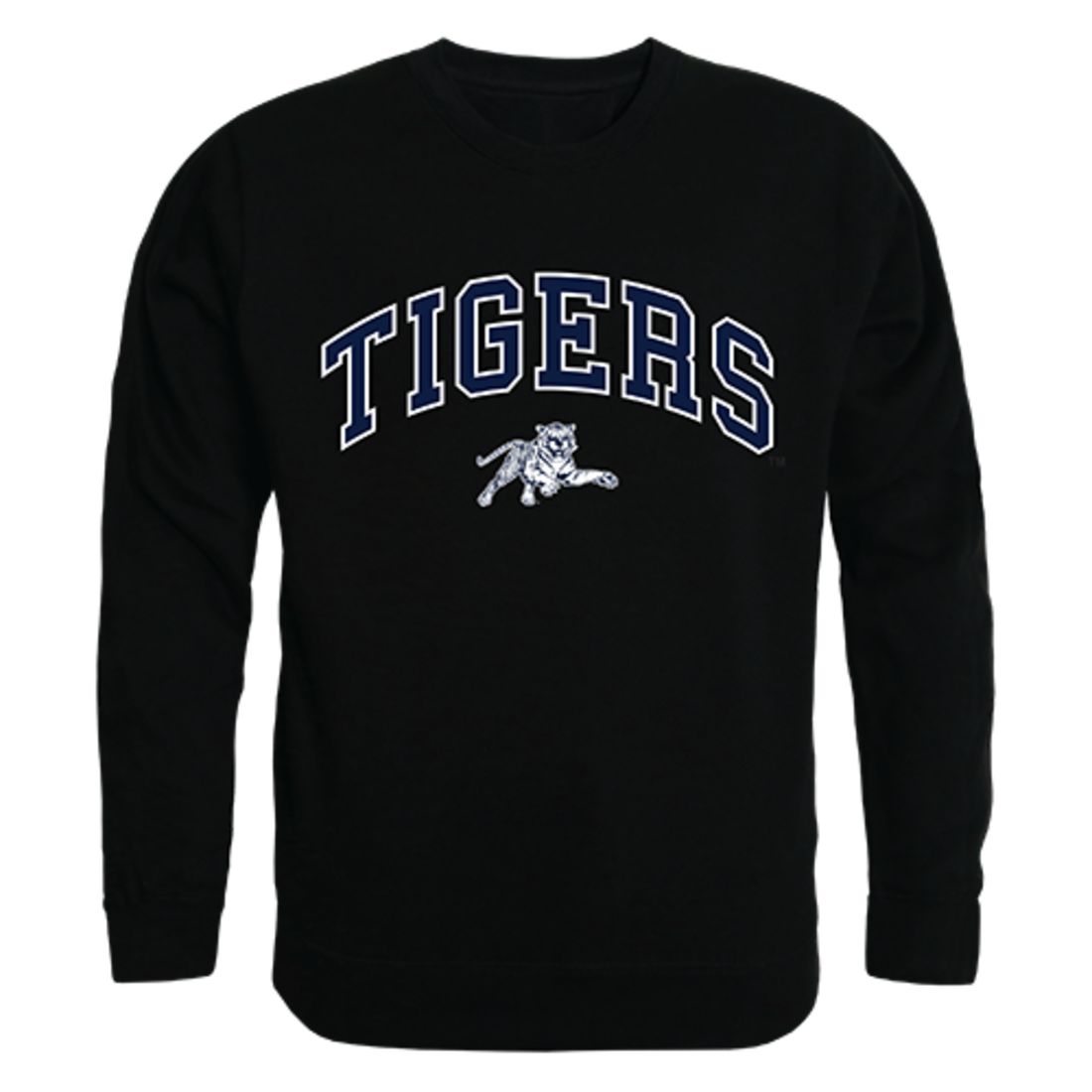 JSU Jackson State University Campus Crewneck Pullover Sweatshirt Sweater Black