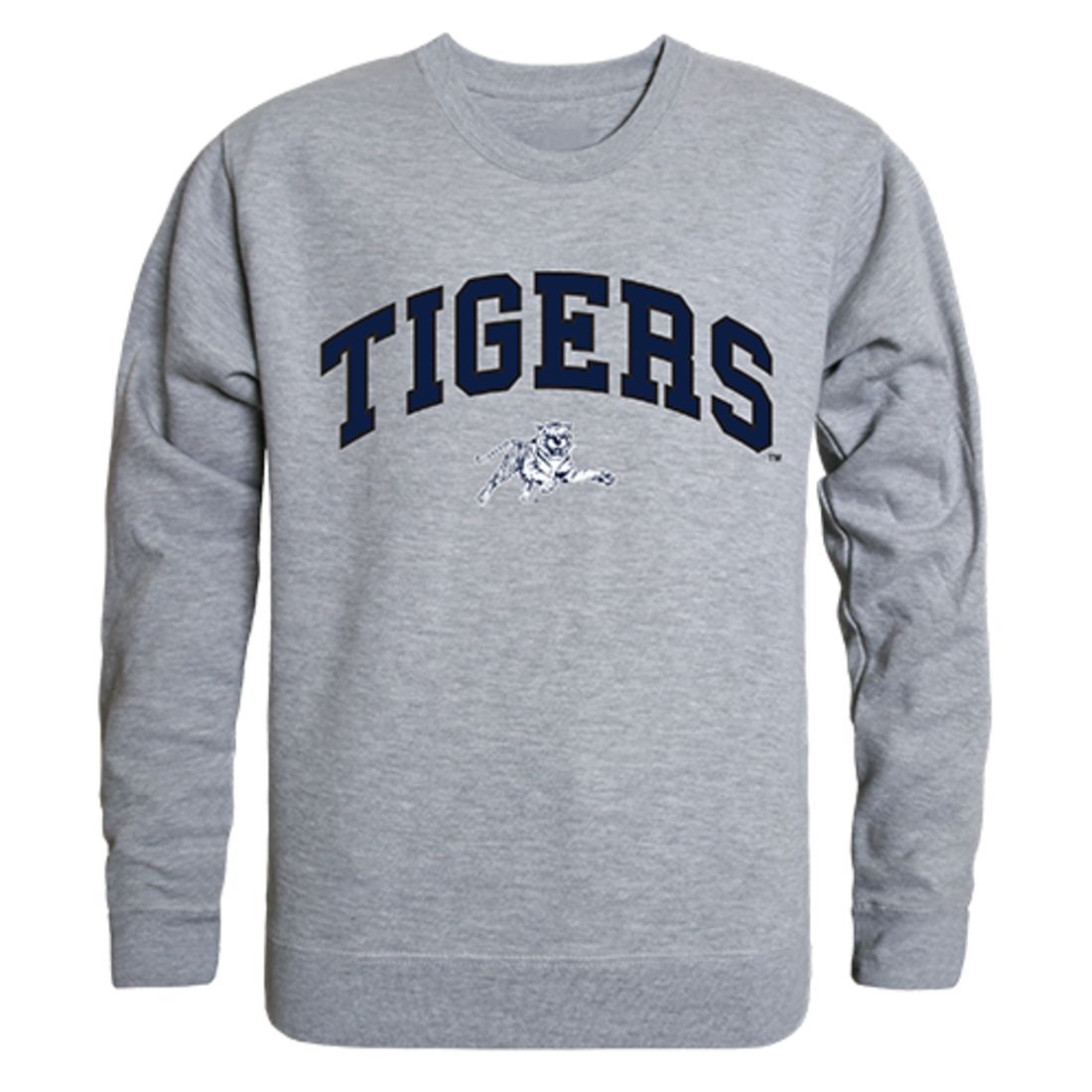 JSU Jackson State University Campus Crewneck Pullover Sweatshirt Sweater Heather Grey