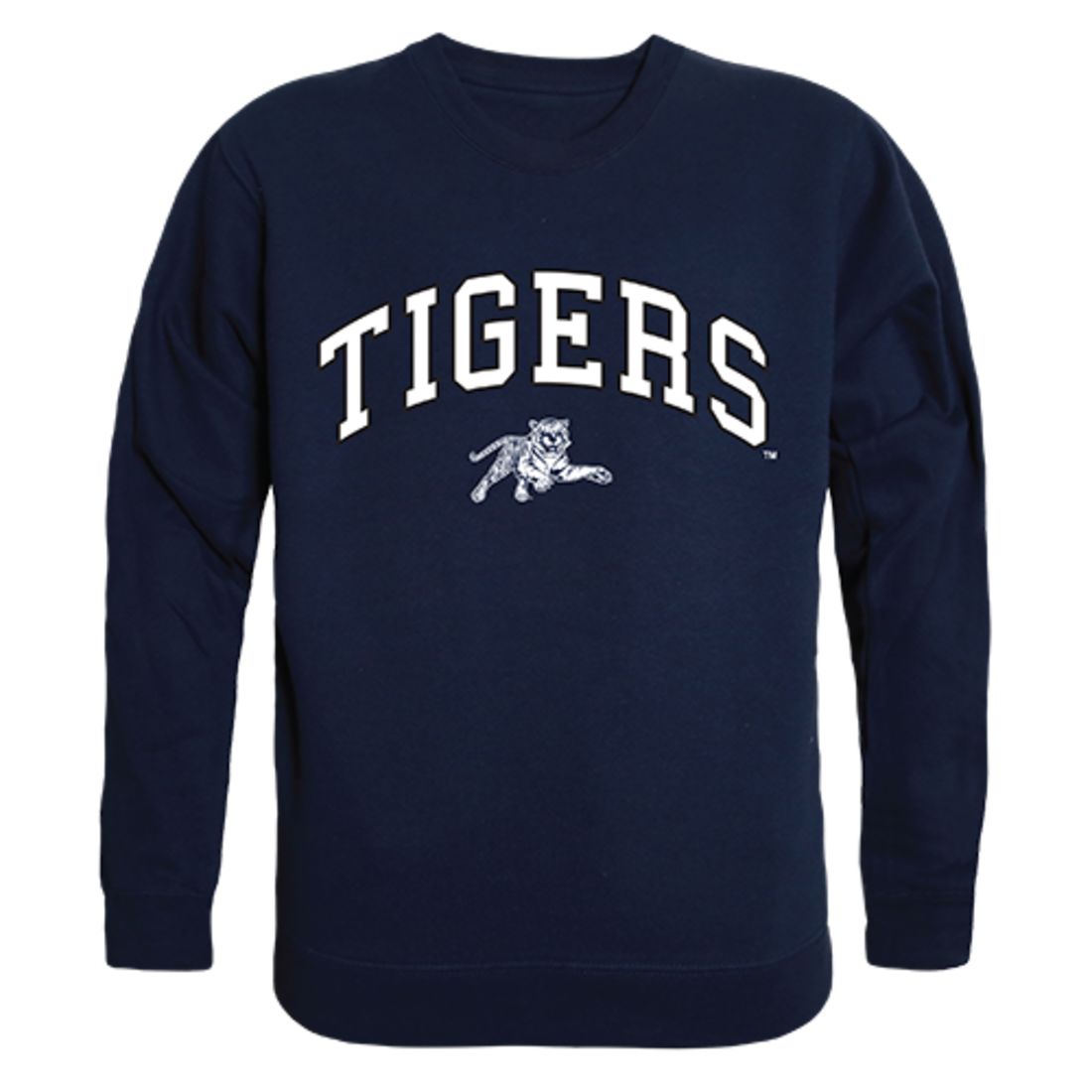 JSU Jackson State University Campus Crewneck Pullover Sweatshirt Sweater Navy