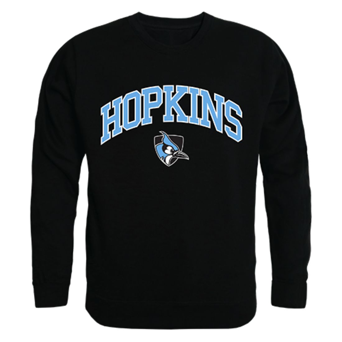 JHU Johns Hopkins University Campus Crewneck Pullover Sweatshirt Sweater Black