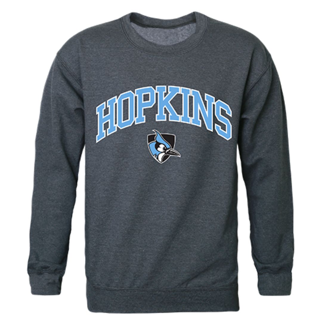 JHU Johns Hopkins University Campus Crewneck Pullover Sweatshirt Sweater Heather Charcoal