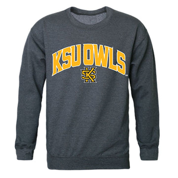 KSU Kennesaw State University Campus Crewneck Pullover Sweatshirt Sweater Heather Charcoal