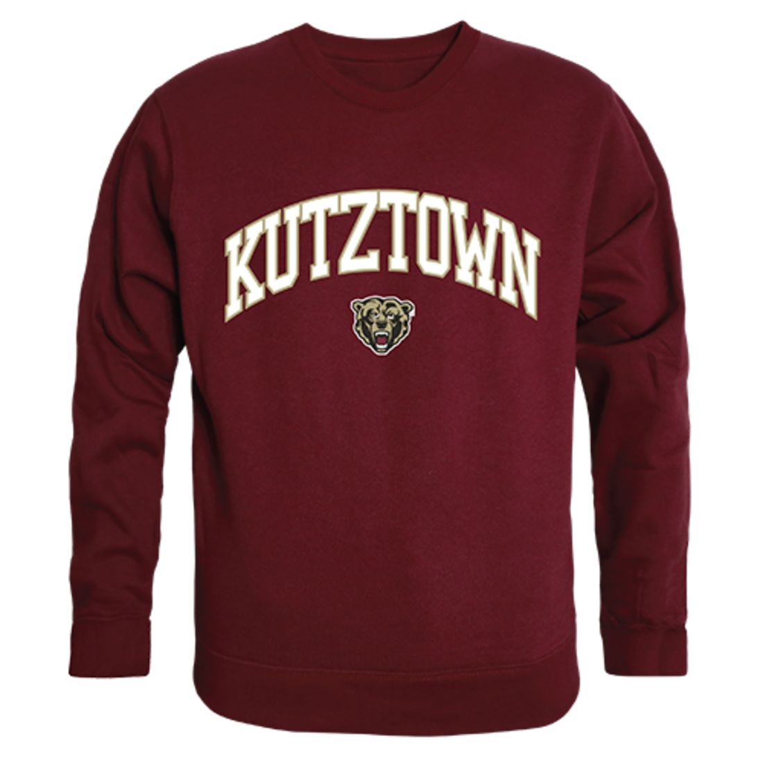Kutztown University of Pennsylvania Campus Crewneck Pullover Sweatshirt Sweater Maroon