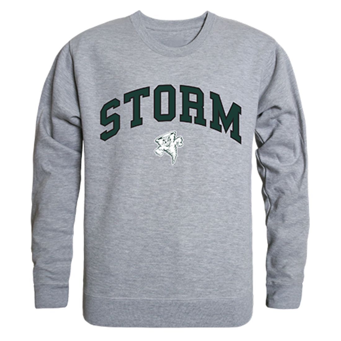 Lake Erie College Campus Crewneck Pullover Sweatshirt Sweater Heather Grey